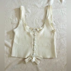 For love and lemons cropped tank